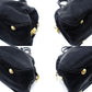 PRADA Tesuto Nylon Handbag Black Gold Hardware Logo 7-11-773