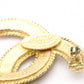 CHANEL Vintage Brooch, Metal, Gold, Women's, CC Logo