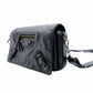 Balenciaga Classic Toolkit Leather Shoulder Bag Black with Mirror 7-11-609