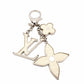 LOUIS VUITTON Bijou Sac Fleur d'Épi Bag Charm M65085 Off-White Silver 7-12-709