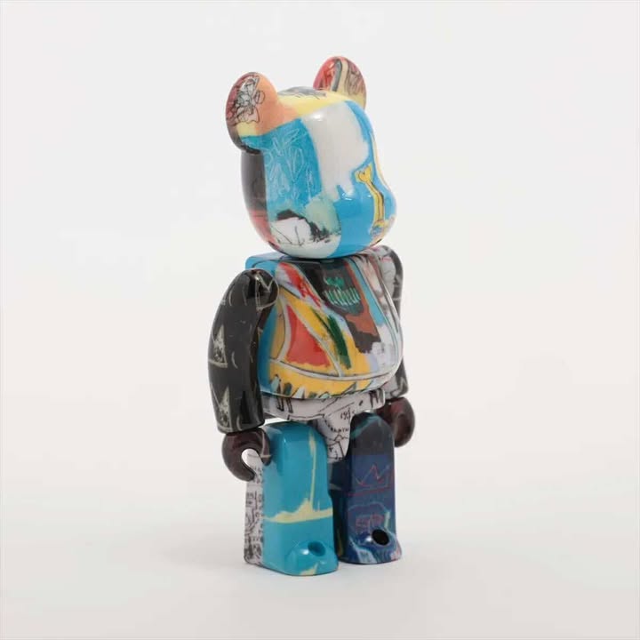 Unused BE@RBRICK Figure Plastic BE@RBRICK JEAN-MICHEL BASQUIAT “SPECIAL” 100% & 400% Basquiat 2-Piece Set 7-10-853