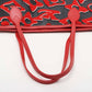 LOUIS VUITTON Neverfull MM LVxUF M45544 Tote Bag BlackxRed Shoulder Leather Felt 7-10-301