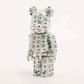 Unused BE@RBRICK Figure Plastic BE@RBRICK MCM WHITE CHROME Ver. 100% & 400% White 2-Piece Set 7-10-854