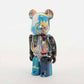 Unused BE@RBRICK Figure Plastic BE@RBRICK JEAN-MICHEL BASQUIAT “SPECIAL” 100% & 400% Basquiat 2-Piece Set 7-10-853