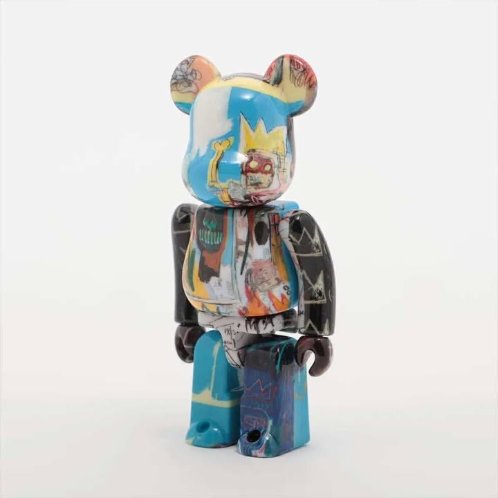 Unused BE@RBRICK Figure Plastic BE@RBRICK JEAN-MICHEL BASQUIAT “SPECIAL” 100% & 400% Basquiat 2-Piece Set 7-10-853