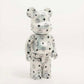 Unused BE@RBRICK Figure Plastic BE@RBRICK MCM WHITE CHROME Ver. 100% & 400% White 2-Piece Set 7-10-854