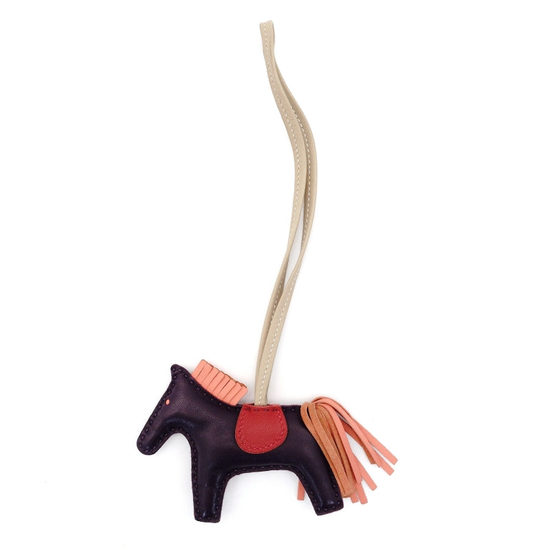 Hermès Rodeo Charm PM Anyo Miro Purple Purple Women's Bag Charm 7-2-568