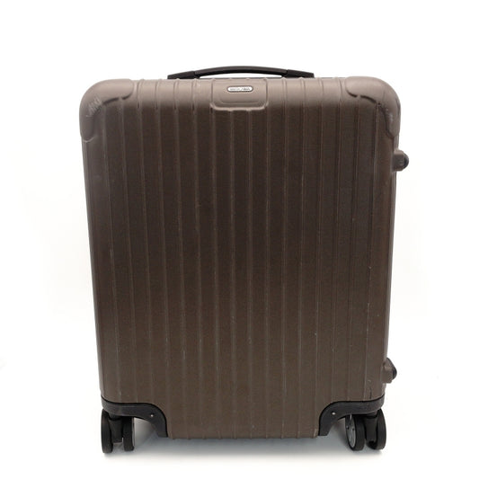 RIMOWA Salsa Brown 4-Wheel Carry-On Luggage 810.56.38.4 47L Travel Case 7-2-749