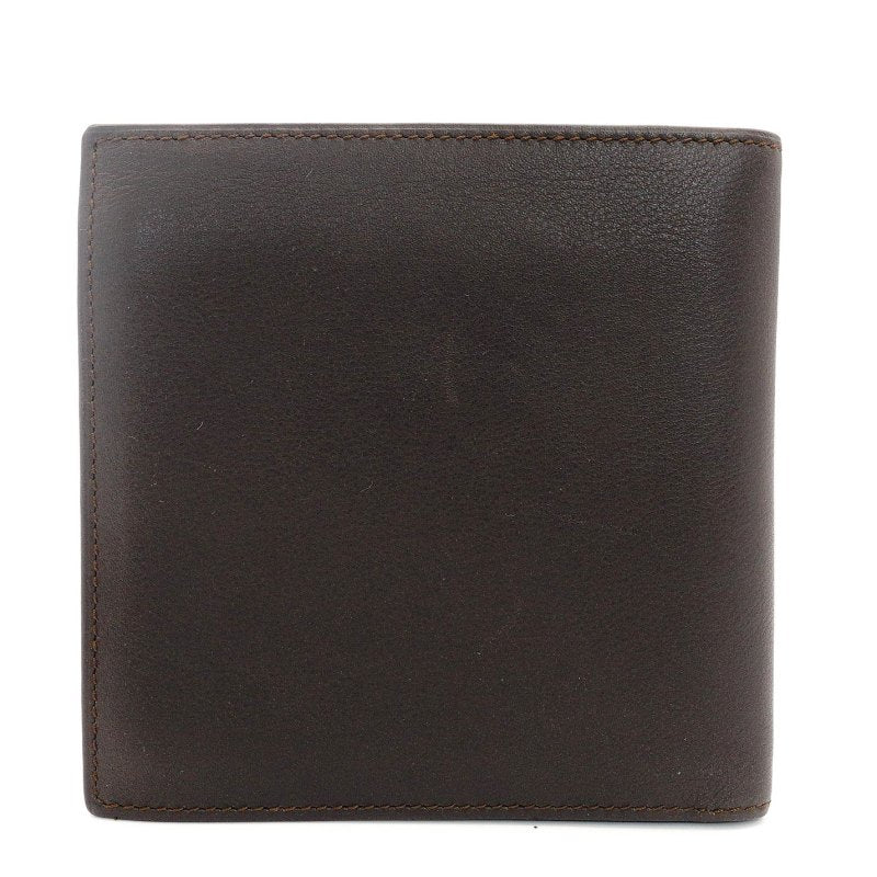 LOEWE Anagram Leather Wallet Brown Mini Wallet Brown Logo 7-4-204