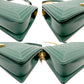 CHANEL Boy Chanel Caviarskin Green Shoulder Bag with Gold Hardware and Chain 7-5-791