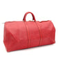 LOUIS VUITTON Épi Keyport 55 Castilian Red Leather Boston Bag Red