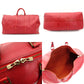 LOUIS VUITTON Épi Keyport 55 Castilian Red Leather Boston Bag Red
