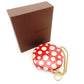 LOUIS VUITTON Yayoi Kusama Portemonnaie Chapeau Coin Case Red Patent Leather 7-6-558