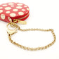 LOUIS VUITTON Yayoi Kusama Portemonnaie Chapeau Coin Case Red Patent Leather 7-6-558