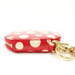 LOUIS VUITTON Yayoi Kusama Portemonnaie Chapeau Coin Case Red Patent Leather 7-6-558