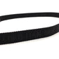 Christian Dior Belt Black Nylon CD Logo Black Unisex Gold Hardware 7-6-649