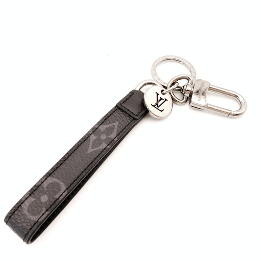 LOUIS VUITTON Key Holder Key Charm Monogram Eclipse Men's M61950 7-6-952
