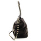 Valentino Garavani Rock Stud 2-Way Handbag Black Leather Black 7-7-1023