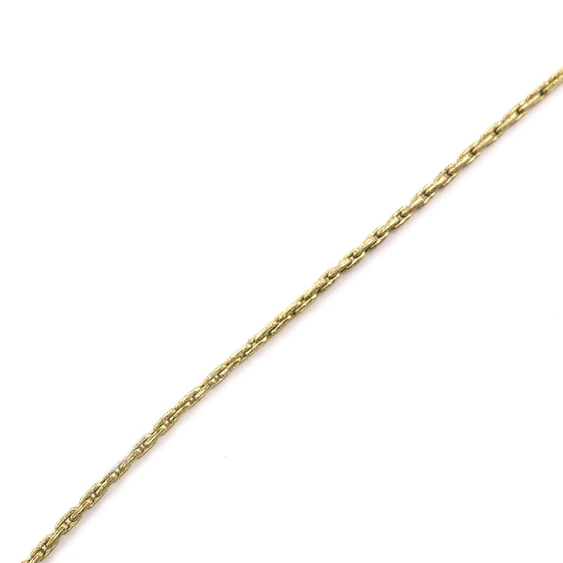 Christian Dior Necklace Gold CD Logo Rhinestone 7-7-1104