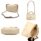 CHANEL 19 Large Shoulder Bag Lambskin Beige 28 Series Chain Shoulder 7-7-1111