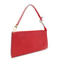 LOUIS VUITTON Epi Leather Accessory Pouch Red Leather Red Shoulder 7-7-183