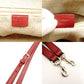 GUCCI Handbag Micro GG Logo Leather Red 2-Way 7-7-238