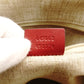 GUCCI Handbag Micro GG Logo Leather Red 2-Way 7-7-238