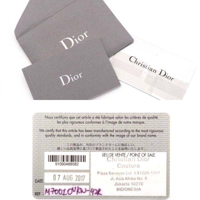 Christian Dior Eva Handbag Leather Purple 2-Way Bordeaux Silver Hardware 7-7-350