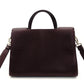 Christian Dior Eva Handbag Leather Purple 2-Way Bordeaux Silver Hardware 7-7-350