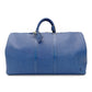 LOUIS VUITTON Epi Key Pouch 55 Blue Leather Boston Bag Blue Travel 7-7-355