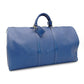 LOUIS VUITTON Epi Key Pouch 55 Blue Leather Boston Bag Blue Travel 7-7-355