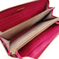 FENDI Long Wallet Zucca Brown × Pink PVC Leather Wallet 7-7-380