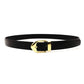 LOUIS VUITTON Epi Men's Belt Gold Hardware Leather Size 85 Black Business 7-7-559
