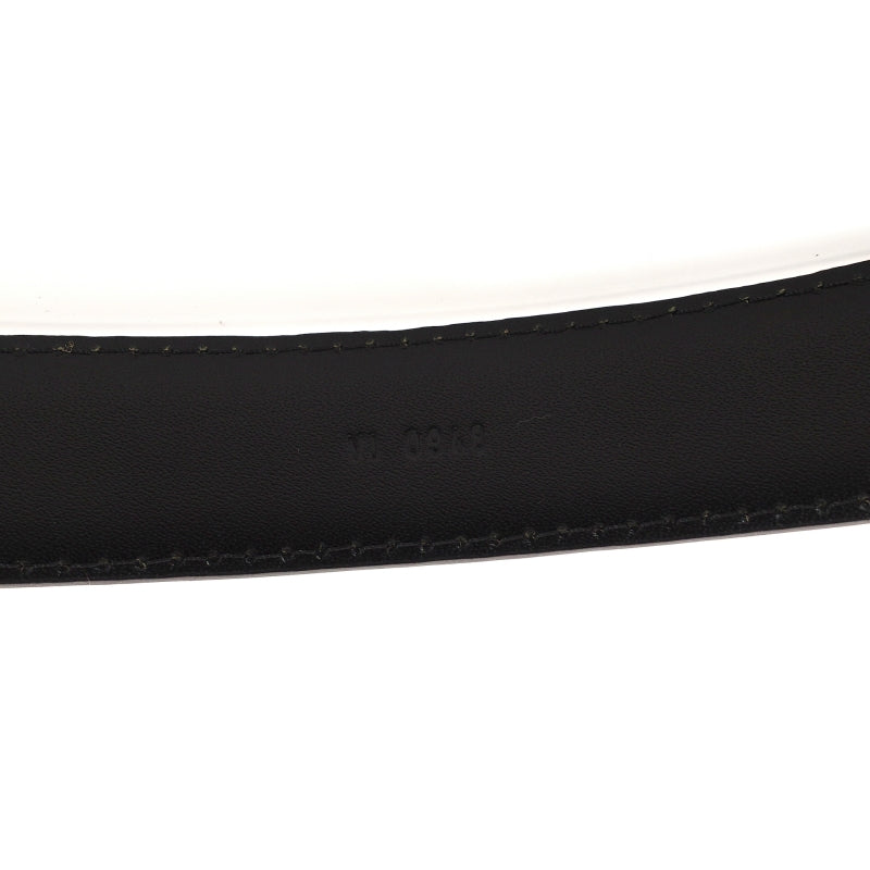 LOUIS VUITTON Epi Men's Belt Gold Hardware Leather Size 85 Black Business 7-7-559