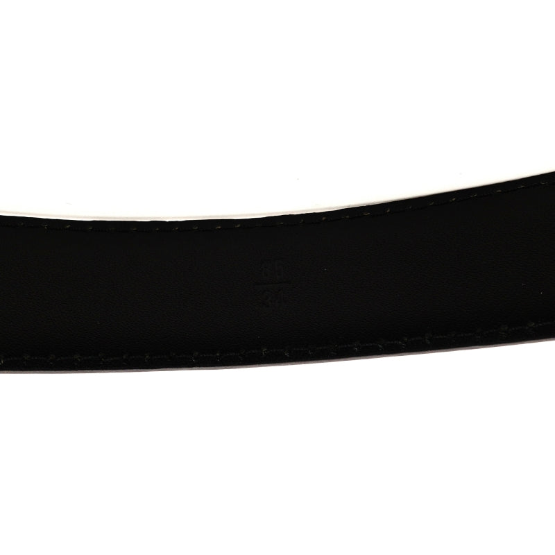 LOUIS VUITTON Epi Men's Belt Gold Hardware Leather Size 85 Black Business 7-7-559