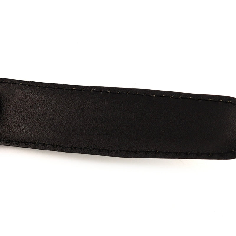 LOUIS VUITTON Epi Men's Belt Gold Hardware Leather Size 85 Black Business 7-7-559