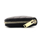 Saint Laurent Long Wallet Black YSL Logo Black Leather Zipper Gold Hardware 7-7-753