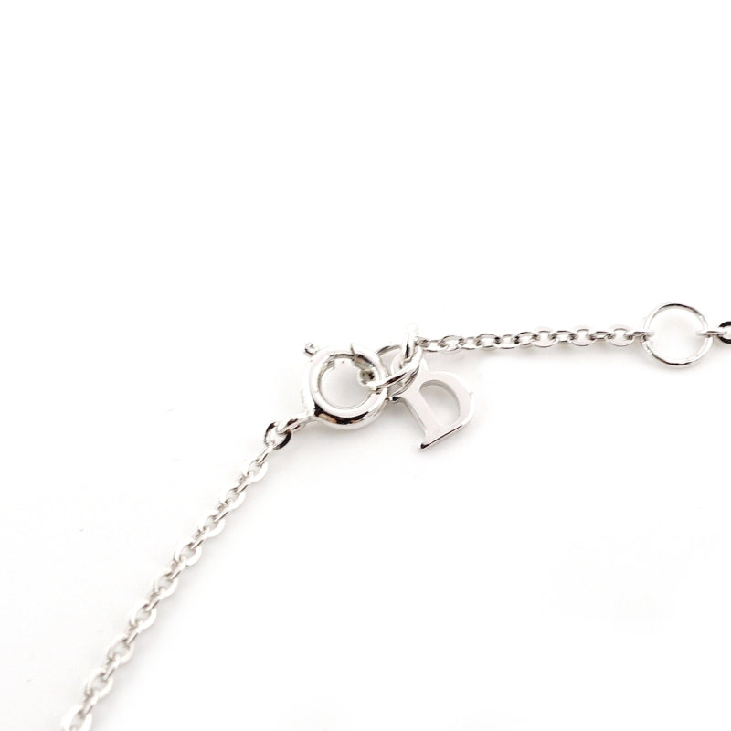 Dior Necklace, Metal, Silver, Logo