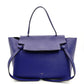 Celine Belt Bag Handbag Blue Leather Women's 7-8-035