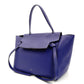 Celine Belt Bag Handbag Blue Leather Women's 7-8-035