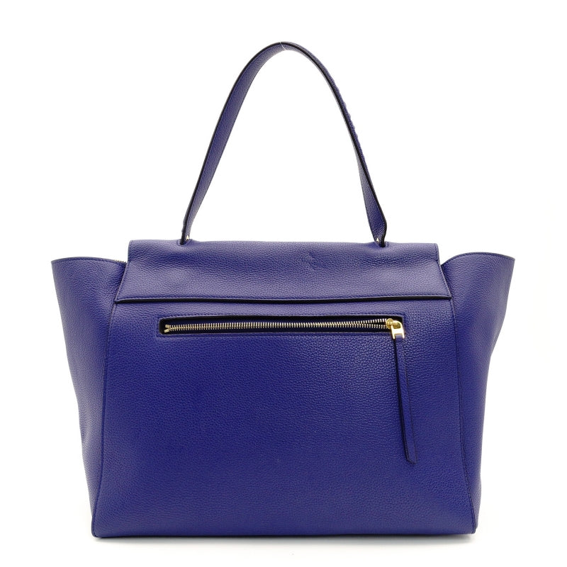 Celine Belt Bag Handbag Blue Leather Women's 7-8-035