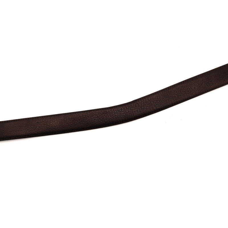 LOEWE Belt Anagram Logo Leather Reversible Black Brown Size 85/34 7-8-048