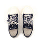LOUIS VUITTON Sneakers Size 36.5 Approx. 9.1"~9.3" Denim Rubber Blue White With Box 7-8-060