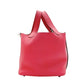 Hermes Picotin Lock PM Pink-Toned Taurillon Clemence Leather A-Stamped Handbag with Box 7-8-081