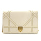 Christian Dior Shoulder Bag Off-White Leather Gold Hardware 7-8-118