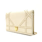 Christian Dior Shoulder Bag Off-White Leather Gold Hardware 7-8-118
