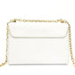 LOUIS VUITTON Epi Twist MM White Leather Shoulder Bag White M21111 Chain 7-8-237