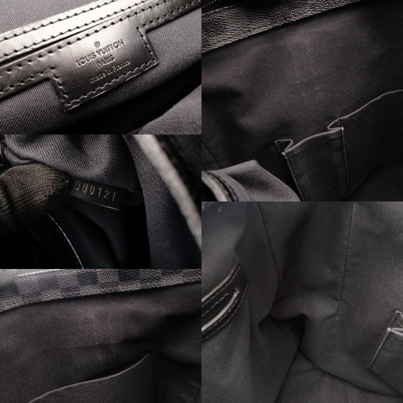 LOUIS VUITTON Tadao N51192 Damier Graphite Tote Bag 2-Way Gray Men's 7-8-247