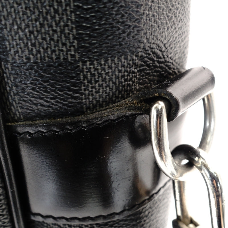 LOUIS VUITTON Tadao N51192 Damier Graphite Tote Bag 2-Way Gray Men's 7-8-247