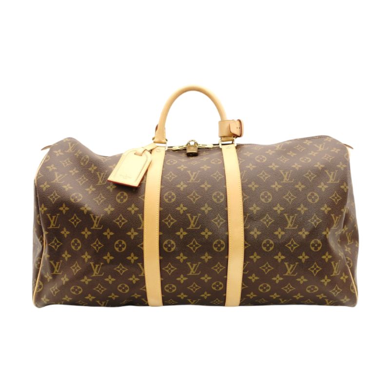 LOUIS VUITTON Keepall 55 Monogram Boston Bag Travel 7-8-324